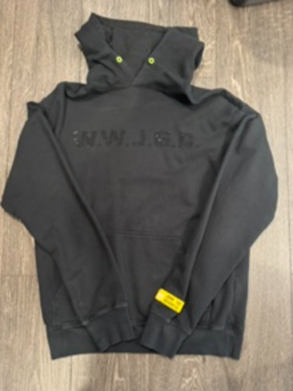 John Geiger JG Embroidered Black "What would John Geiger Do" Pullover Hoodie